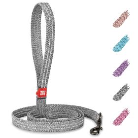 Recycled Cotton Dog Leash 10 Ft Eco Friendly Collar for Small Medium & Large Dogs Reflective Dog Leash for Medium Dogs Strong Leashes for Large Breed