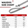 Recycled Cotton Dog Leash 10 Ft Eco Friendly Collar for Small Medium & Large Dogs Reflective Dog Leash for Medium Dogs Strong Leashes for Large Breed