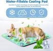 90*60 cm Dog Cooling Mat, 2026 New Summer Pet Mats, Portable Pet Cooling Pad for Travel, Washable Gel Coolings Mat for Dogs and Cats Indoor Outdoor